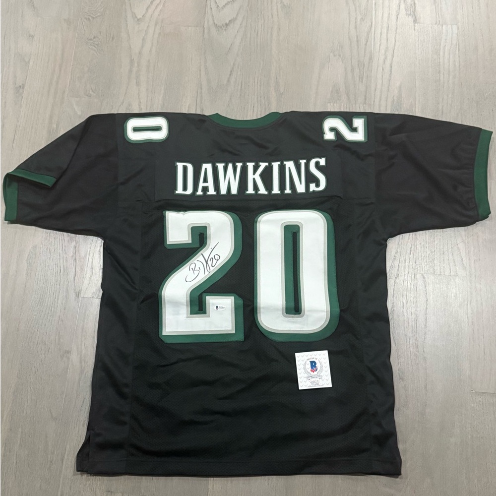 Brian Dawkins Signed and Authenticated Philadelphia Eagles Jersey
